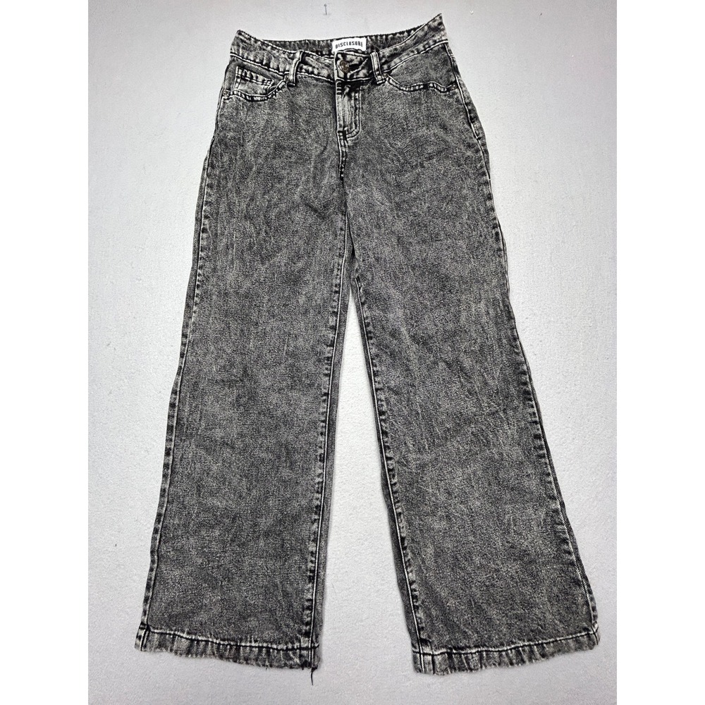 DISCLOSURE Jeans Cotton Blend Acid Wash Black 3/26 Womens